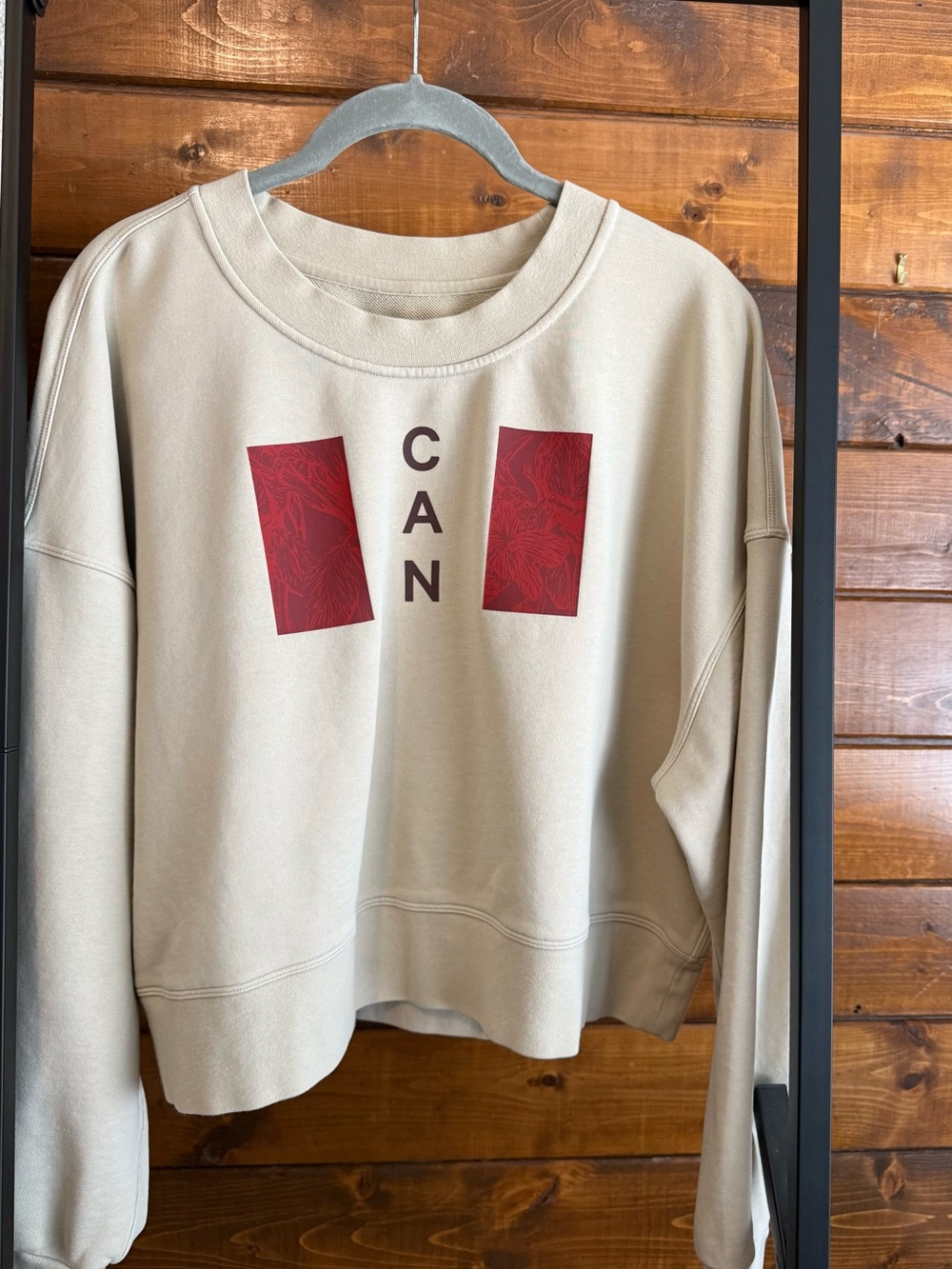 Lululemon Team Canada Perfectly Oversized Cropped Crew